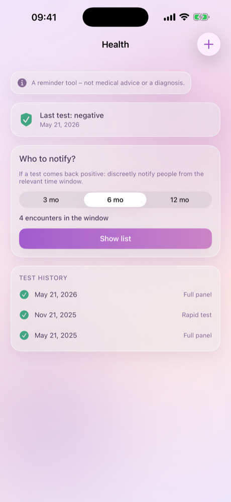 Health tracker